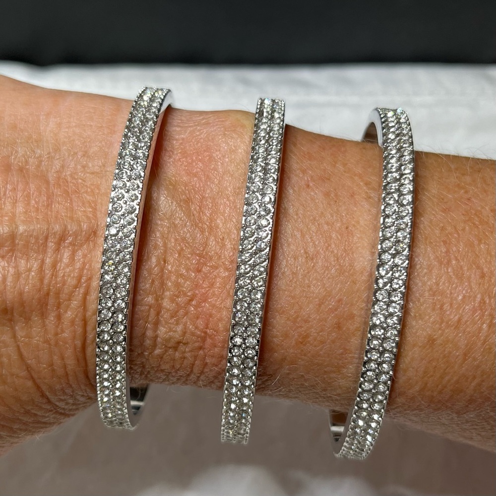 Vince Camuto Three Row Pave Bracelet